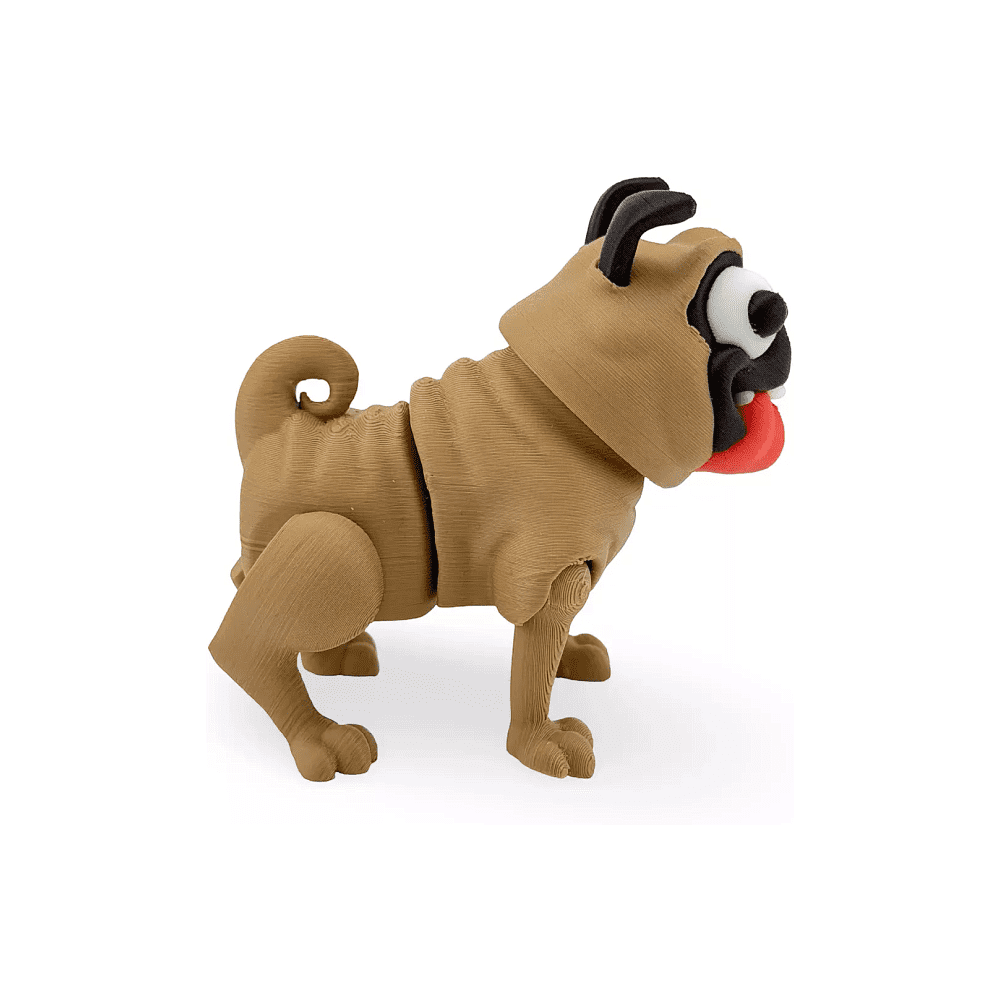 Игрушка 3D "Мопс Персик" - 6