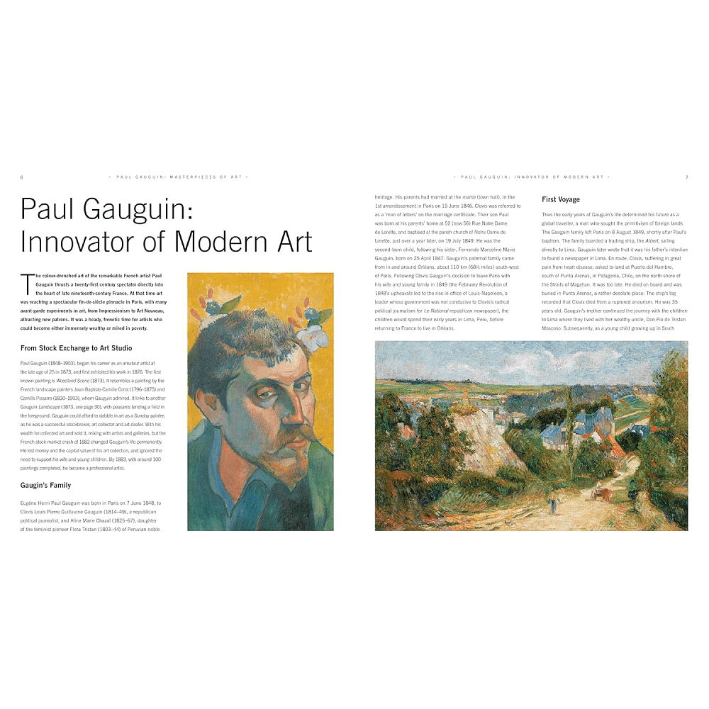 Книга на английском языке "Masterpieces of Art. Paul Gauguin" - 2