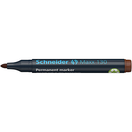 Маркер перманентный "Schneider Maxx 130", коричневый - 5