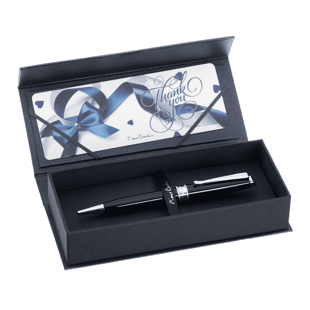 Ручка шариковая автоматическая "Pierre Cardin Elegance", 0.7 мм, черный, стерж. синий - 7