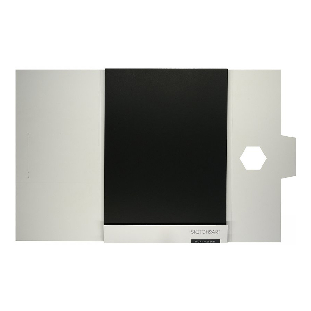 Блок бумаги для скетчинга "Sketch&Art", А4, 220 г/м2, 20 листов, черная - 3