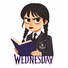 Кружка «Wednesday» внутри и ручка фиолетовая, 330 мл.               - 2