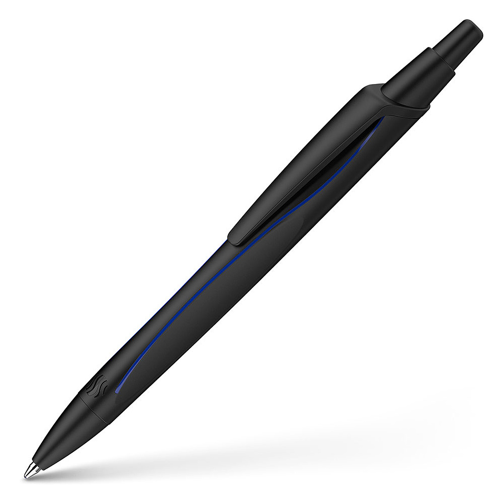 Ручка шариковая автоматическая "Schneider Reco", черный, стерж. синий