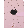 Книга записная "Meow", А5, 130х190 мм, 128 листов, линейка, на магните, ассорти - 8
