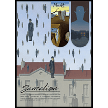 Открытка дизайнерская "Surrealism" с магнитными закладками (2 шт.) 