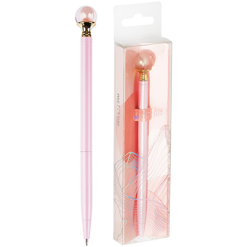 Ручка шариковая "Pink pearl", 1.0 мм, розовый, стерж. синий - 2