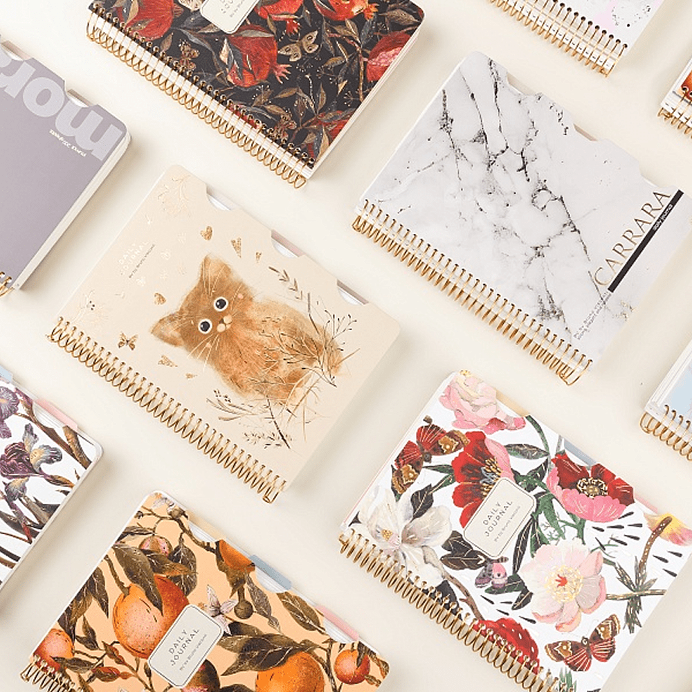 Книга записная "Carrarra", A5, 200 листов, клетка, линейка, точка, белый - 8