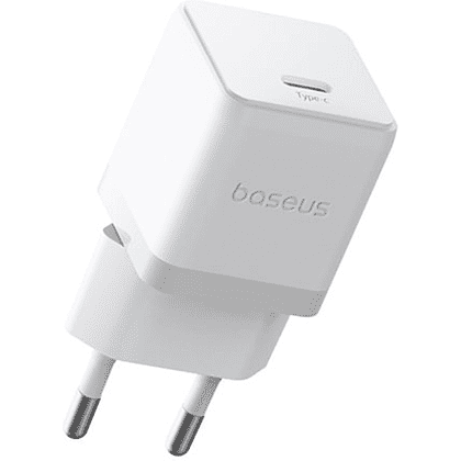 Сетевое зарядное устройство Baseus "Palm P10111602213-00", Fast Charger 1C, 20W EU, Moon White - 2
