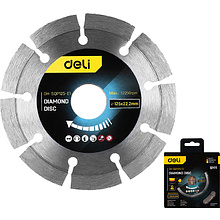 Круг алмазный Deli "EDH-SQP125-E1", 125x22.2 мм