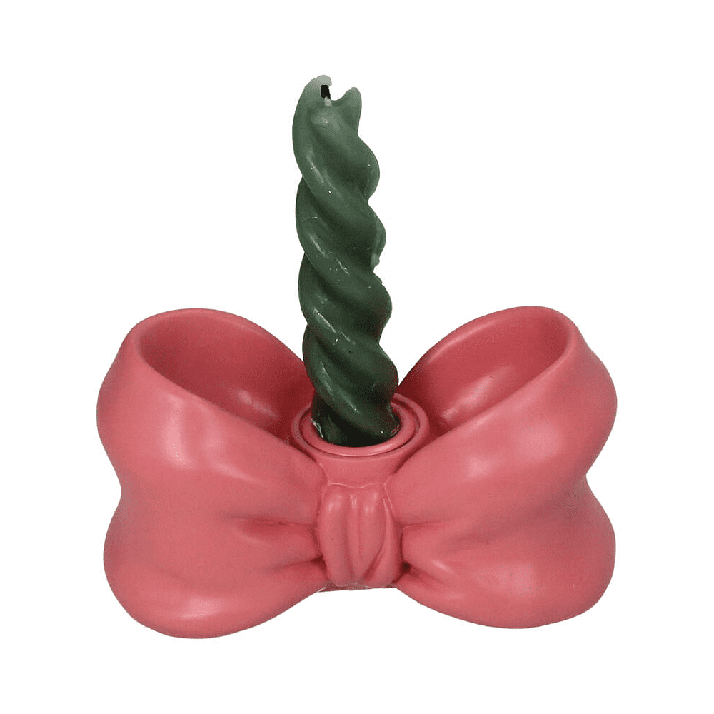 Подсвечник "Bow", 7х13,5х7 см, розовый - 2