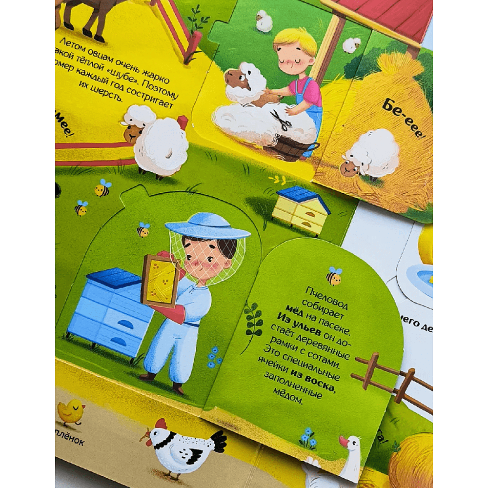 Книга "Книжка с окошками. Мир животных" - 4