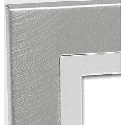 Фоторамка "WELS SILVER", 10х15 см,  металл со стеклом, серебристый - 2