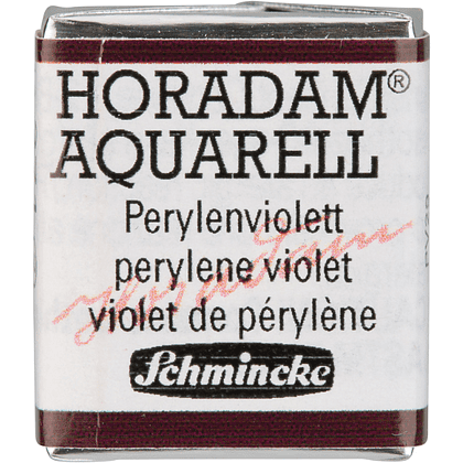 Краски акварельные "Schmincke Horadam", 371 перилен фиолетовый, полукювета
