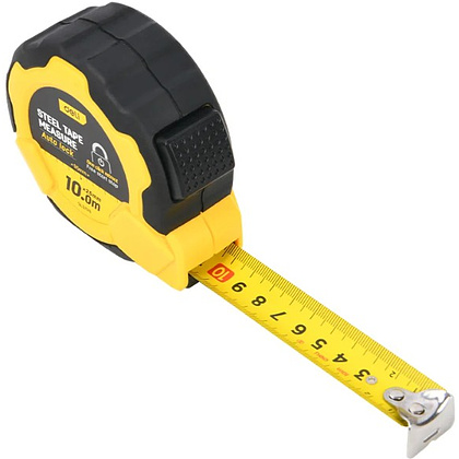Рулетка Deli YS EDL9003P, 10 м х 25 мм, желтый, черный - 6
