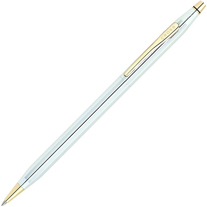 Ручка шариковая автоматическая "Cross Classic Century Medalist", 0.7 мм, серебристый, золотистый, стерж. черный