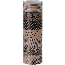 Клейкая лента "Кофейные цвета", 15x3 мм/м, ассорти