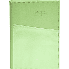 Блокнот "3223-10", А5, 80 листов, линейка, зеленый, -50%