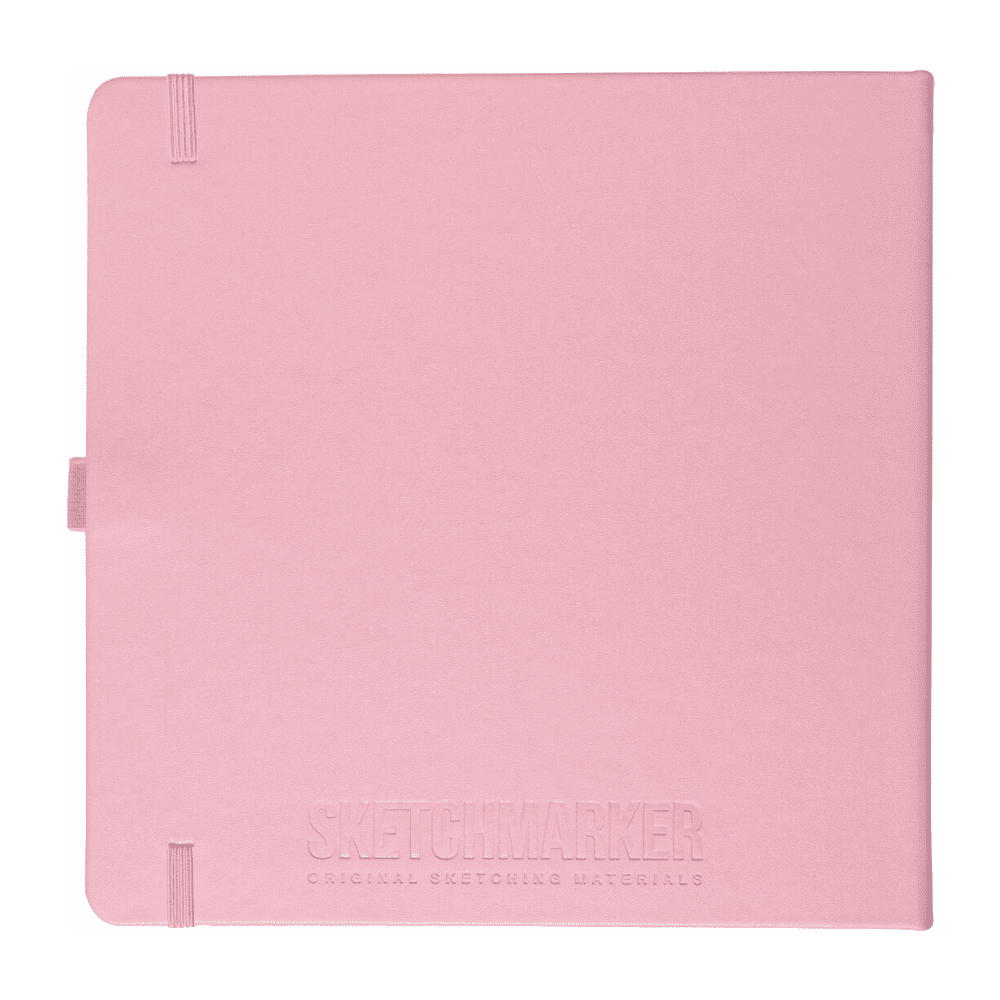 Скетчбук "Sketchmarker", 80 листов, 20x20 см, 140 г/м2, розовый  - 2