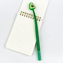Ручка шариковая Magic Time "Авокадо" с топпером, 0.5 мм, ассорти, стерж. синий