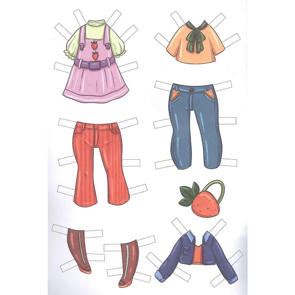 Книга "Вырежи куклу аниме. Малышки" - 3