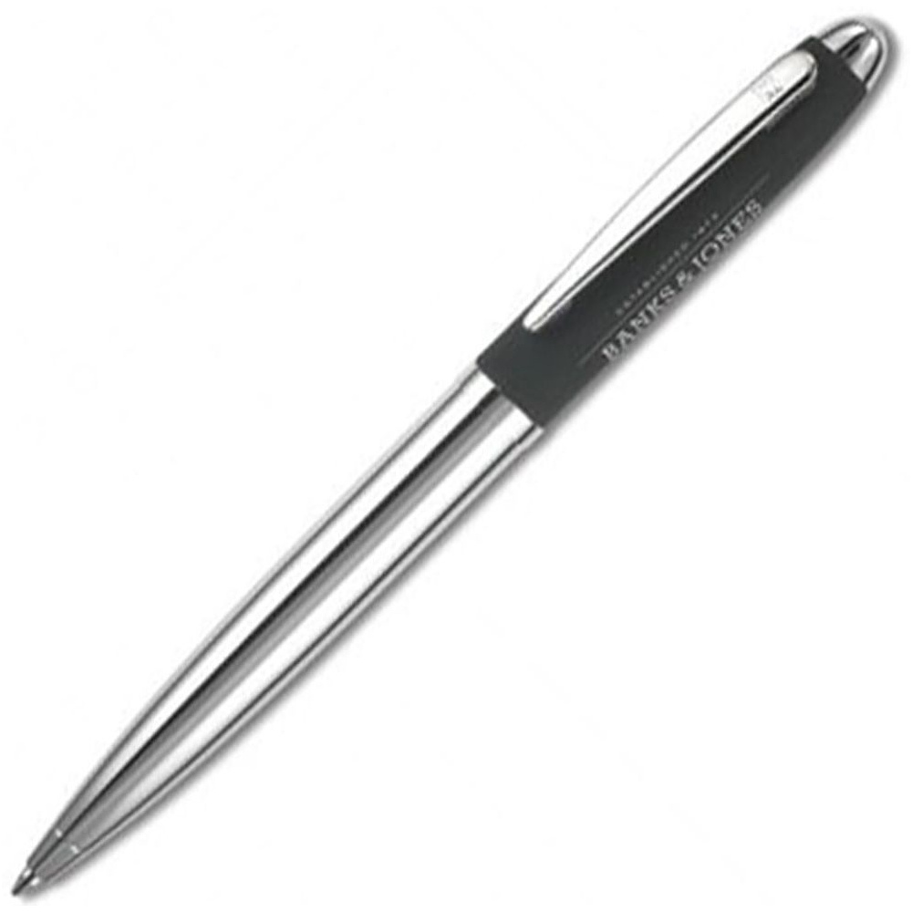 Ручка шариковая автоматическая "Senator Nautic", 1.0 мм, белый, серебристый, стерж. синий - 2