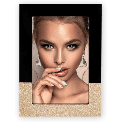 Фоторамка "MORGEX", 15х20 см, черный, золотистый