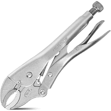 Клещи зажимные Deli YS EDL0381, с фиксатором, 220 мм