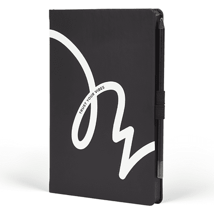 Блокнот "Doodle total black", А5, 96 листов, черный, срез черный - 3