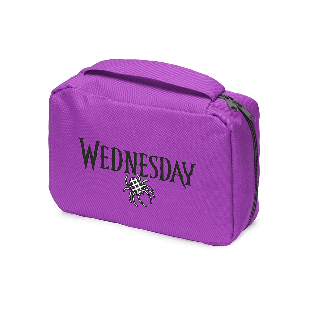 Несессер для путешествий «Wednesday. Spider», фиолетовый