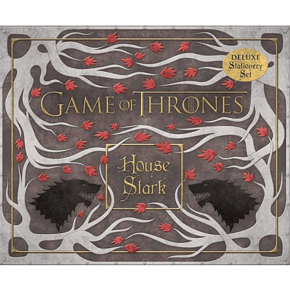 Набор на английском языке "Game of Thrones. House Stark Deluxe Stationery Set"