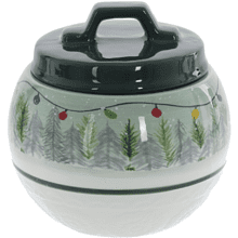 Конфетница керамическая "Рождество", 15 см, разноцветный