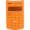  Калькулятор карманный Deli "Easy 39217", 8-ми разрядный, пластик, белый, оранжевый - 3
