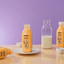 Гель-смузи для душа "DOLCE MILK", 400 мл, абрикос и персик