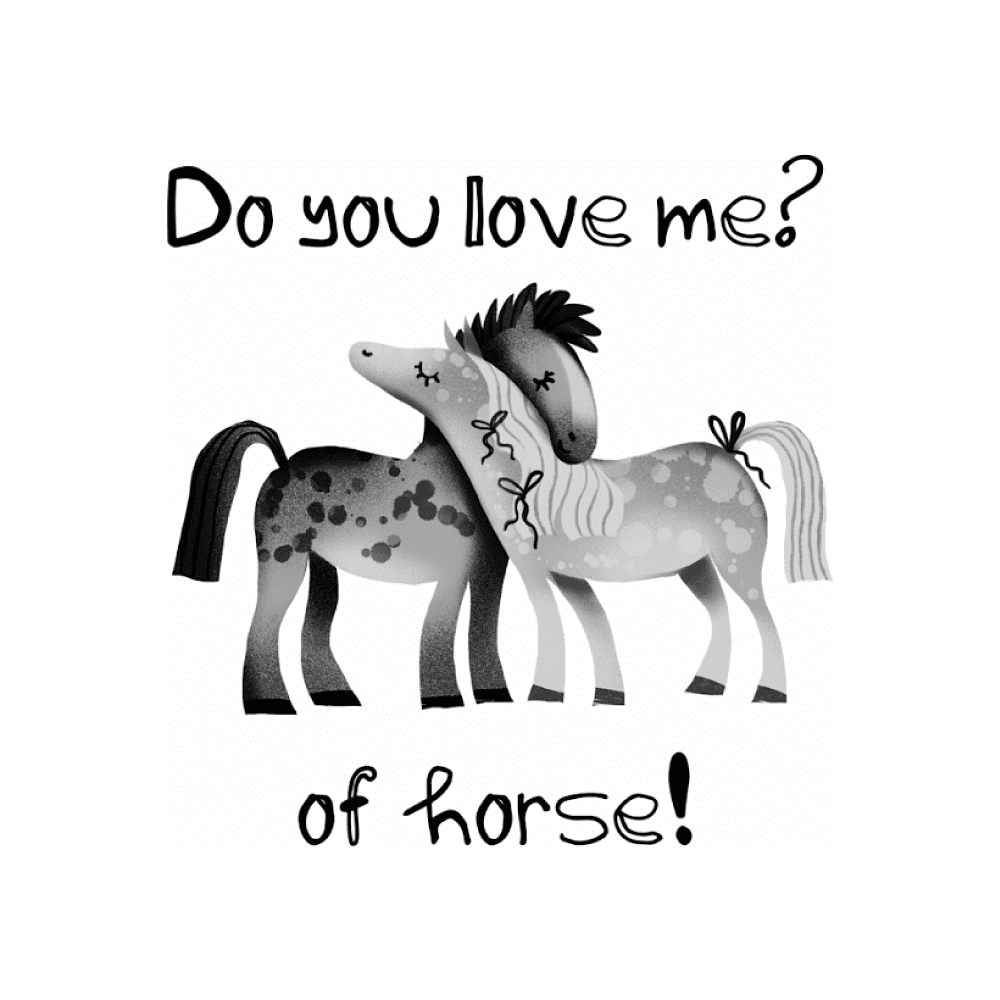 Кружка керамическая "Do you love me?", 320 мл, белый, черный - 2