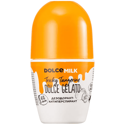 Дезодорант-антиперспирант шариковый DOLCE MILK GELATO "Заводной мандарин", 50 мл