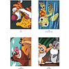 Раскраска по номерам на французском языке "Coloriages mystères Disney - Best of Bestiaire" - 7