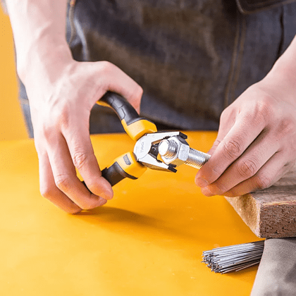 Плоскогубцы Deli YS EDL2006Z, 160 мм, 2-х компонентные рукоятки - 6