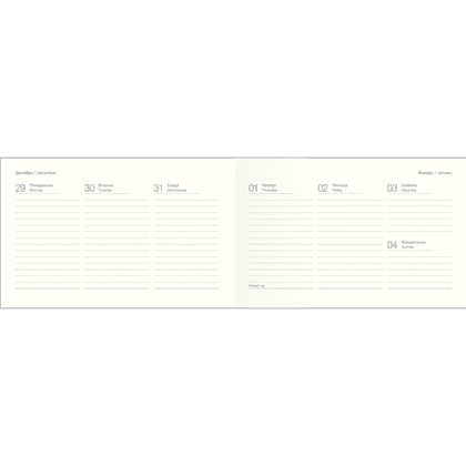 Еженедельник датированный "June" на 2026 год, А6, 128 страниц, розовый - 2