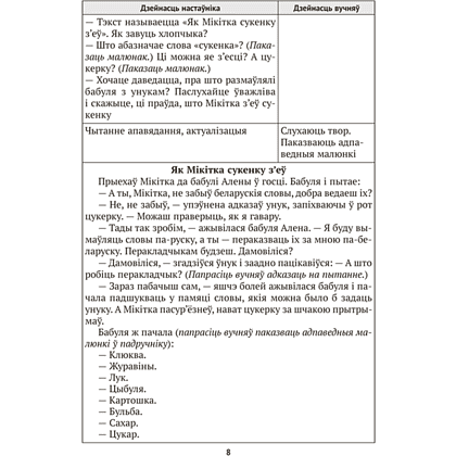 Книга "Беларуская мова. 1 кл. План-канспект урокаў", Антонава - 6