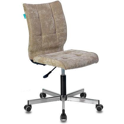 Кресло для персонала "Бюрократ СH-330M/LT", ткань, металл, песочный