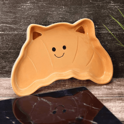 Тарелка керамическая "Веселый круассан", 20.3 см, коричневая - 5