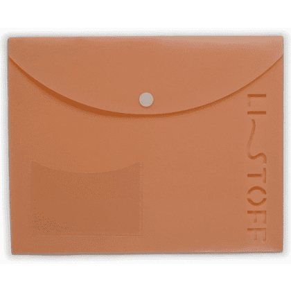 Папка конверт на кнопке "Listoff Style. 4", А5, розовый