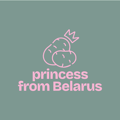 Футболка оверсайз «Princess from Belarus» унисекс, пыльно-бирюзовый, XS-S  - 2