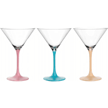 Бокал стеклянный для коктейлей "Brera", 230 мл, ассорти