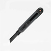 Нож строительный Deli HS EHT4018, 18 мм, Soft Touch, черный - 18