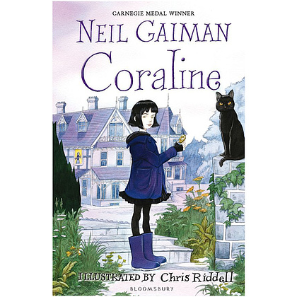 Книга на английском языке "Coraline", Neil Gaiman, Chris Riddell