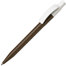 Ручка шариковая автоматическая "PX40-MATT CB", 1.0 мм, коричневый, белый, стерж. синий