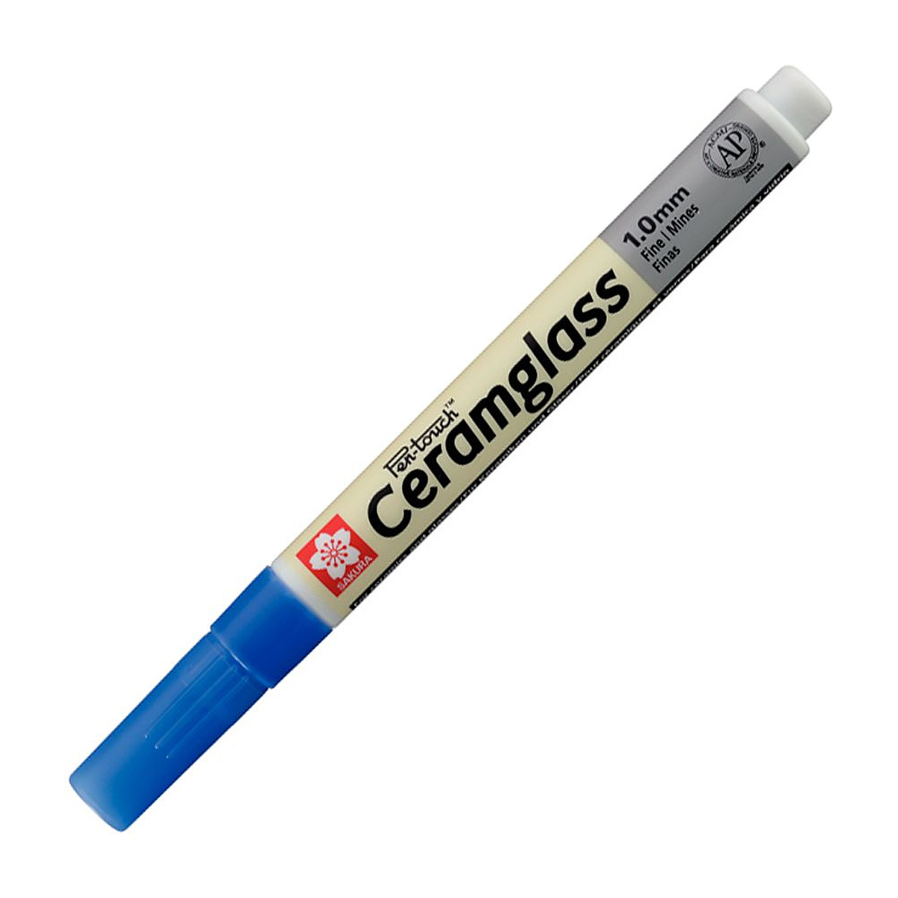 Маркер для стекла и керамики "Pen-Touch CeramGlass" Fine, 1 мм, синий