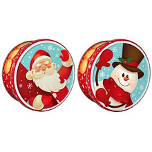 Печенье сдобное "Regnum", ж/б., Дед Мороз и Снеговик, 150 гр., 