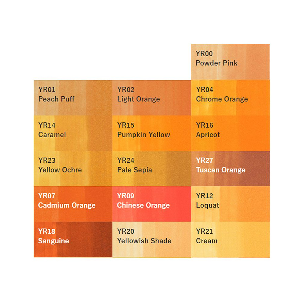 Маркер перманентный "Copic Sketch", YR-09 китайский оранжевый - 2